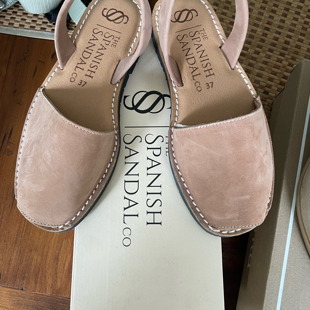 The Spanish Sandal Co.  Classic Tan Nubuck Sandal